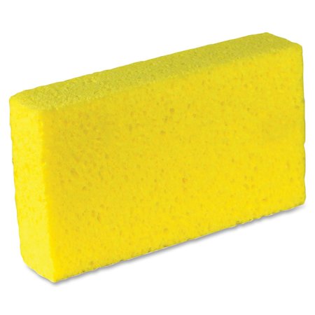 IMPACT PRODUCTS Cellulose Sponge, Large, 4-1/5"Wx7-1/2"Lx1-7/10"H, 2, YW, PK 4 IMP7180PCT